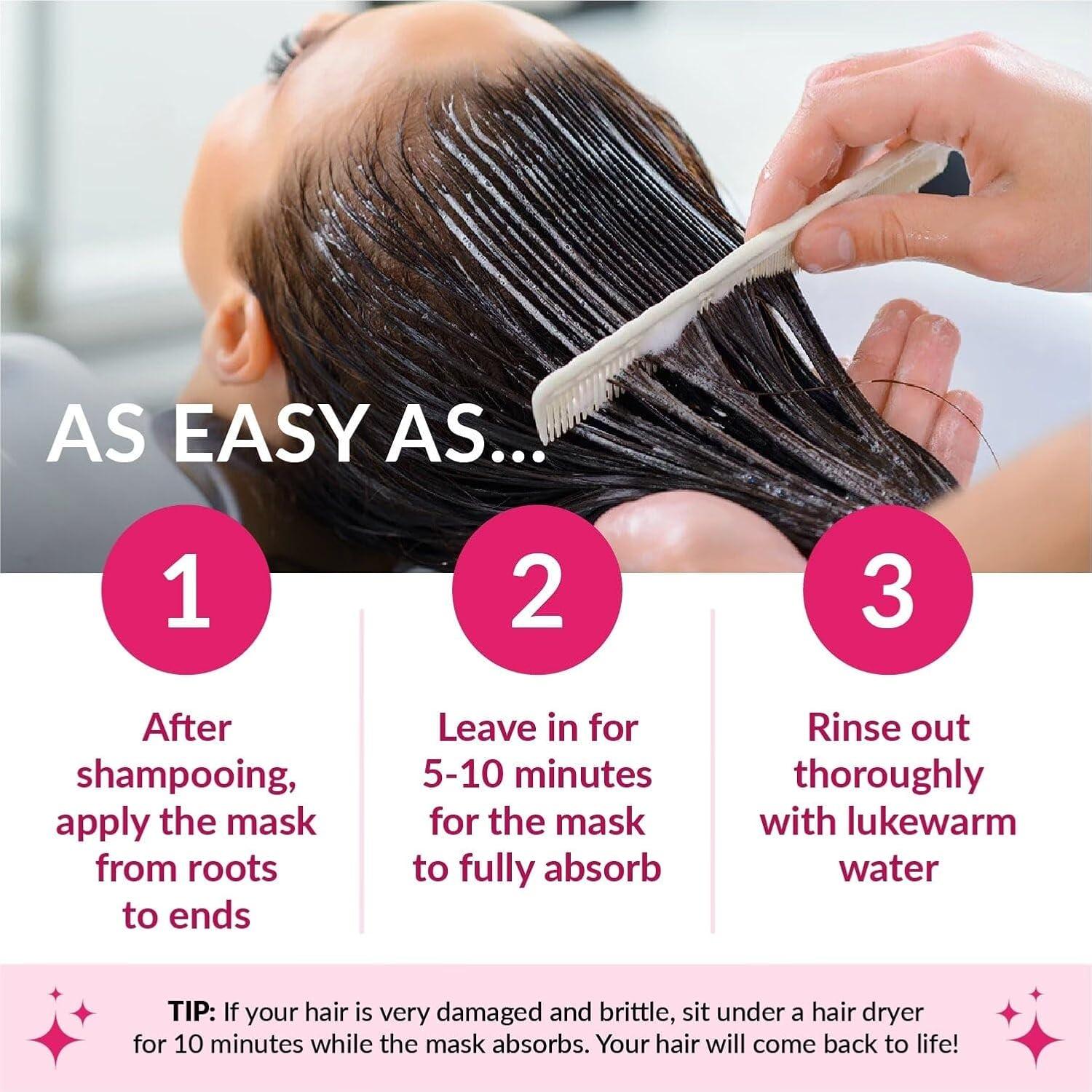 Mascarilla Capilar de Queratina Kashmir 473 ml Hidratante