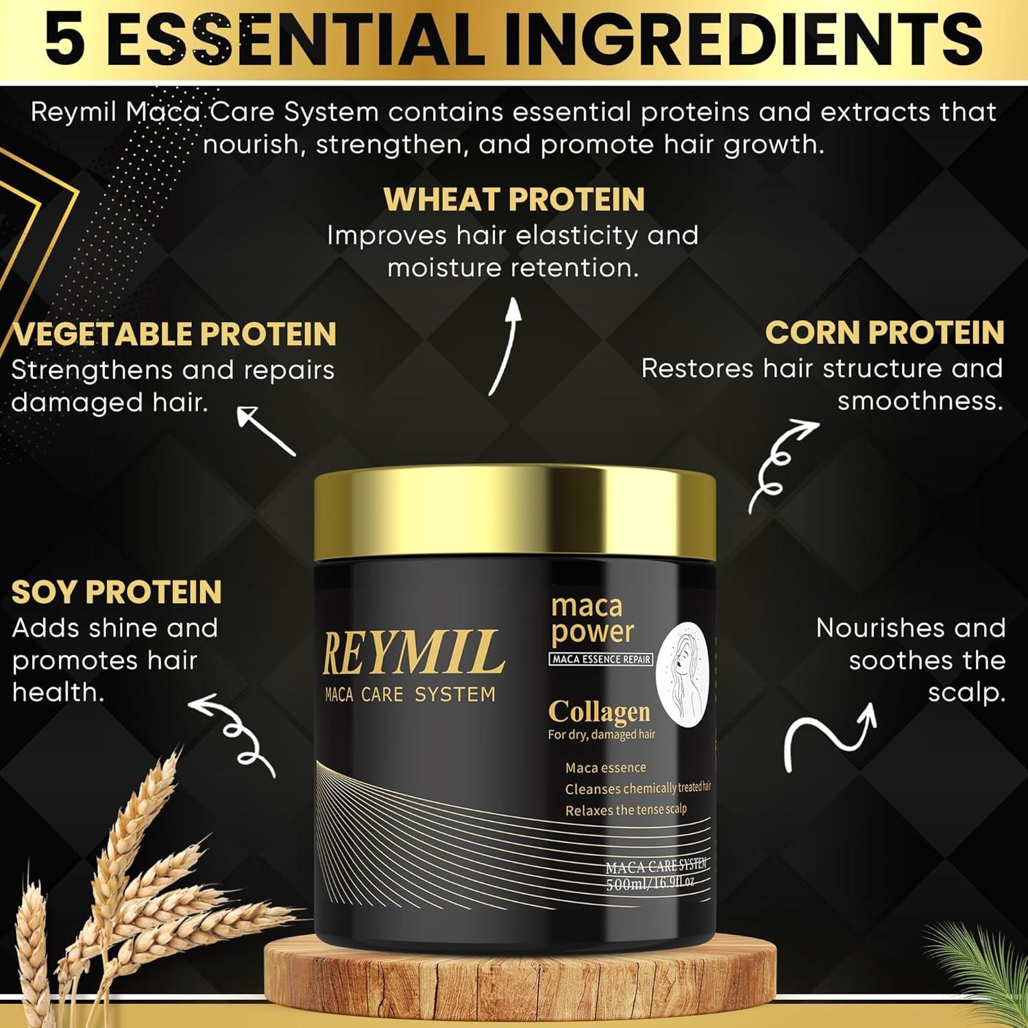 Mascarilla de colágeno Reymil 500ml - Hidratación y reparación