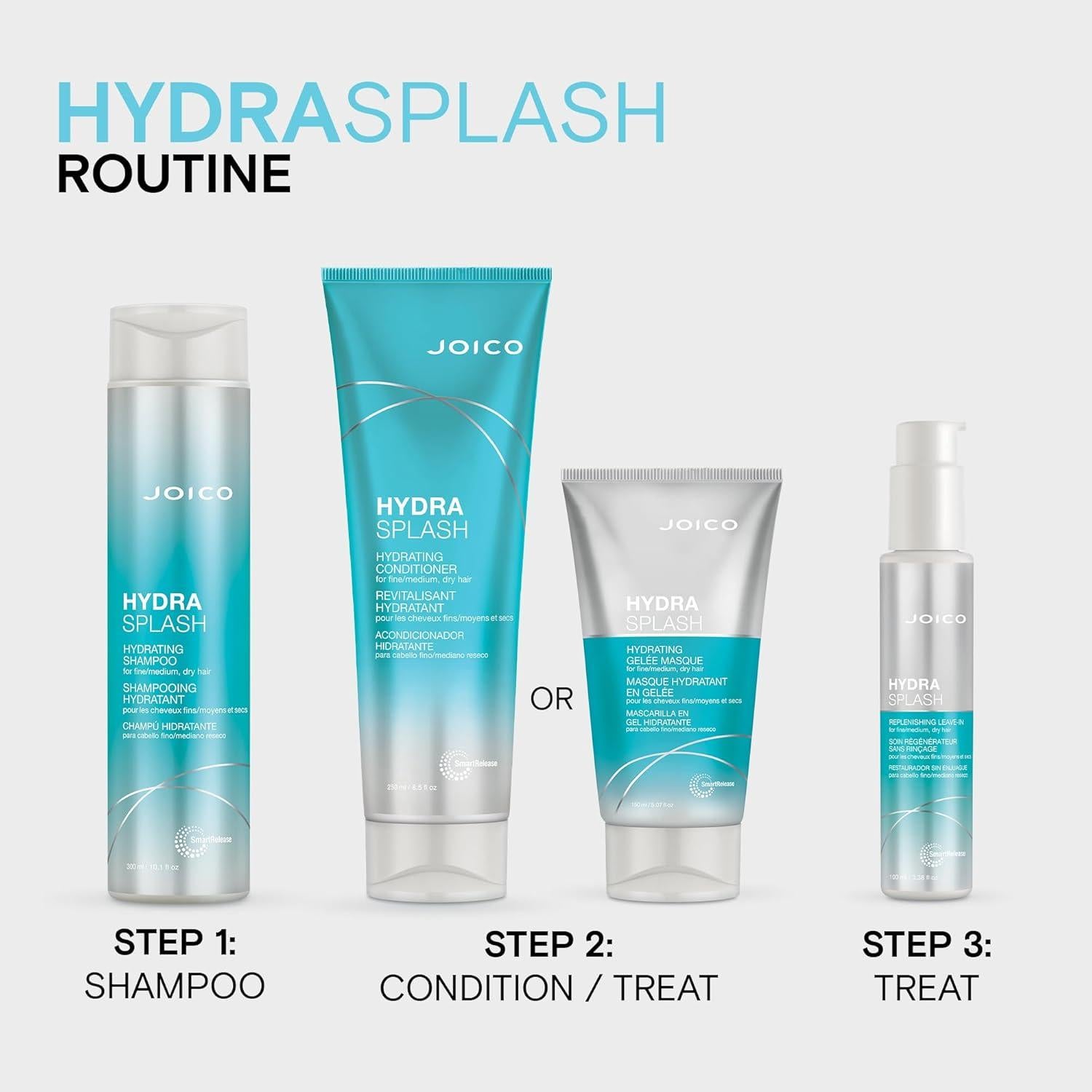 Mascarilla Hidratante Joico HydraSplash 145g para Cabello Seco