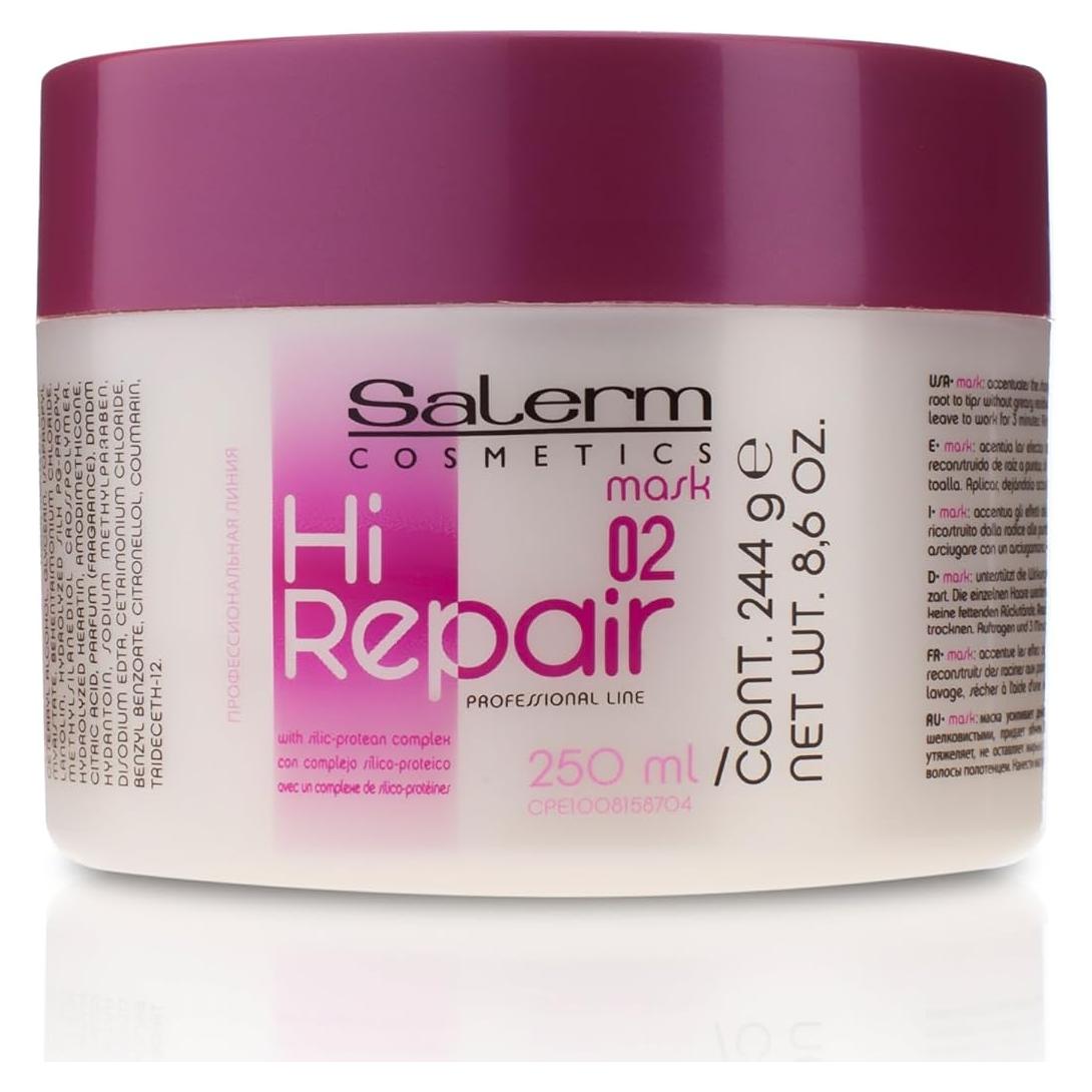 Mascarilla Capilar Reparadora Salerm Hi Repair 250 ml