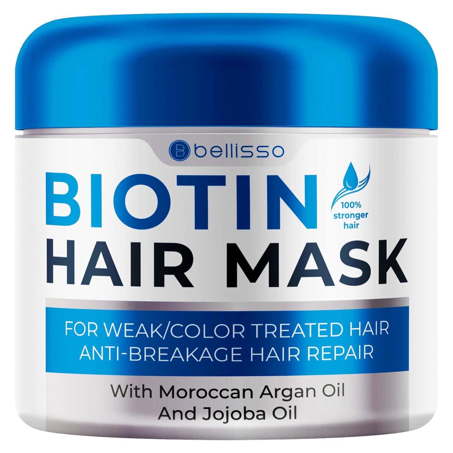 Mascarilla de Biotina Bellisso 350g - Acondicionador Hidratante