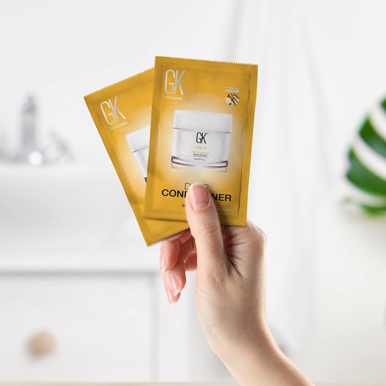 Mascarilla Acondicionadora Profunda GK HAIR 20ml Paquete de 2