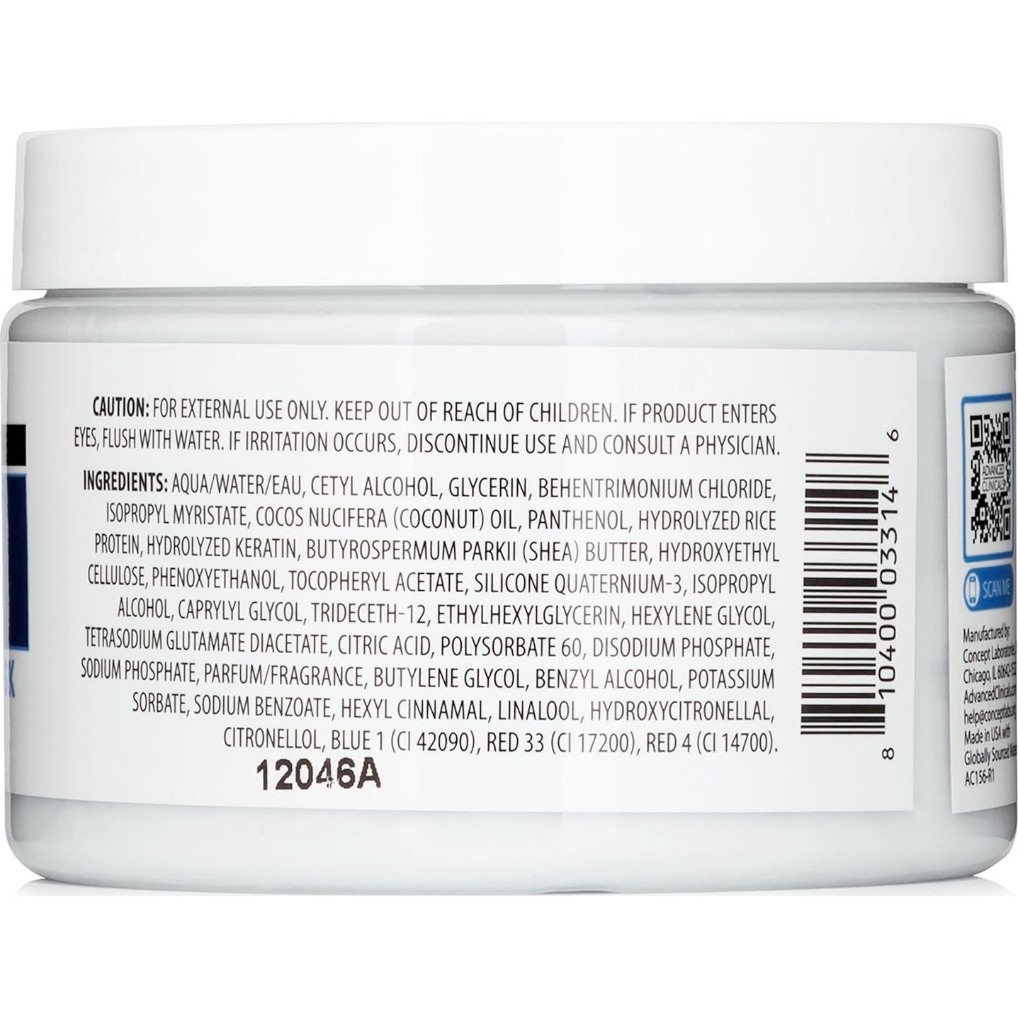 Mascarilla de Cabello con Queratina Advanced Clinicals 340g