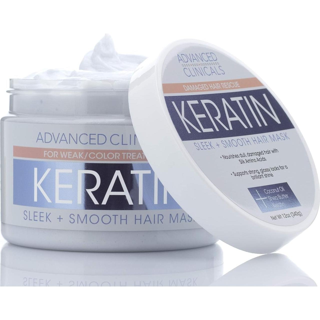 Mascarilla de Cabello con Queratina Advanced Clinicals 340g