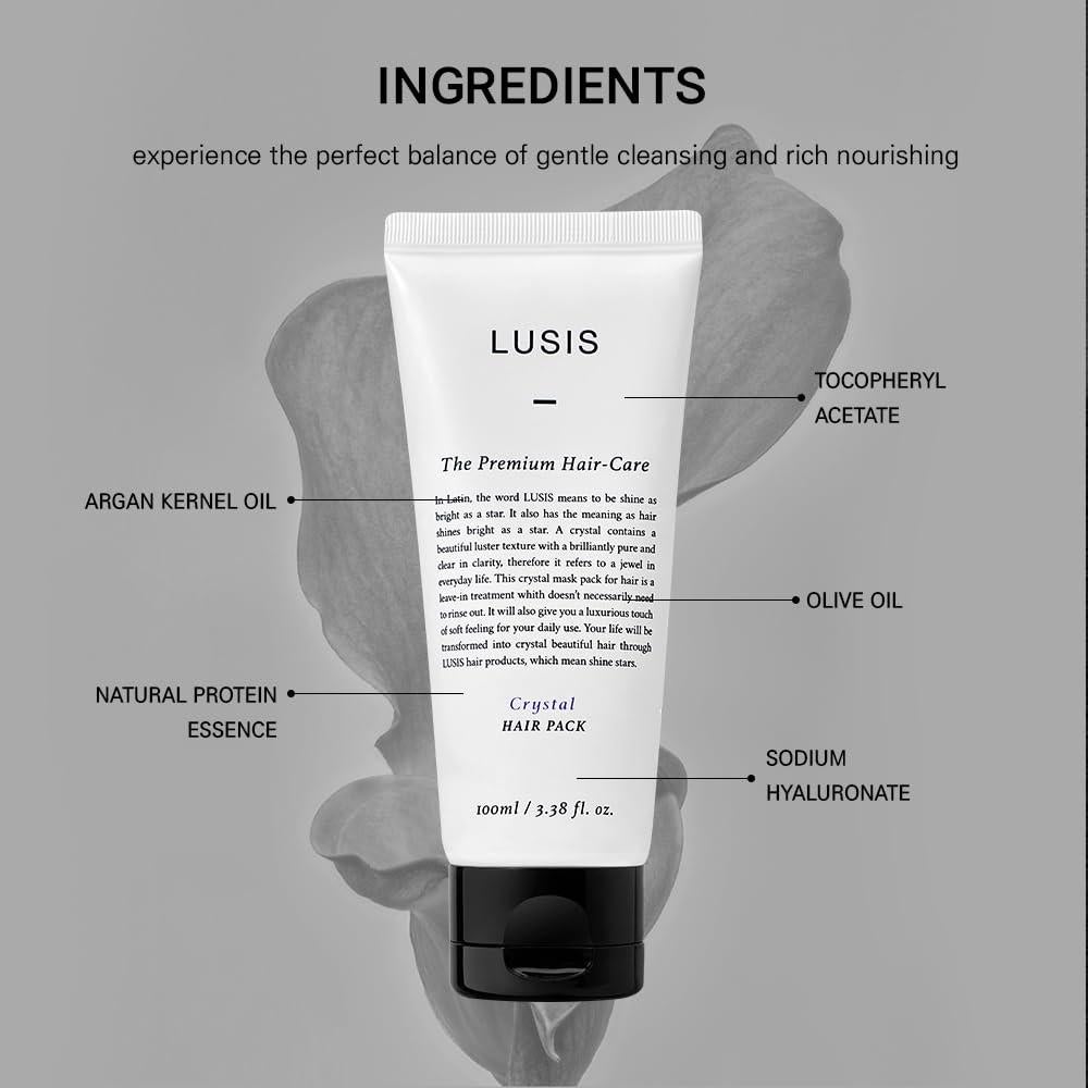Mascarilla Capilar LUSIS Crystal Hair Pack 100 ml Sin Enjuague