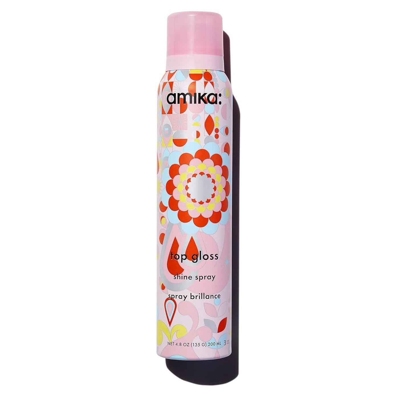 Spray Brillo Top Gloss Amika 172g - Brillo y Protección
