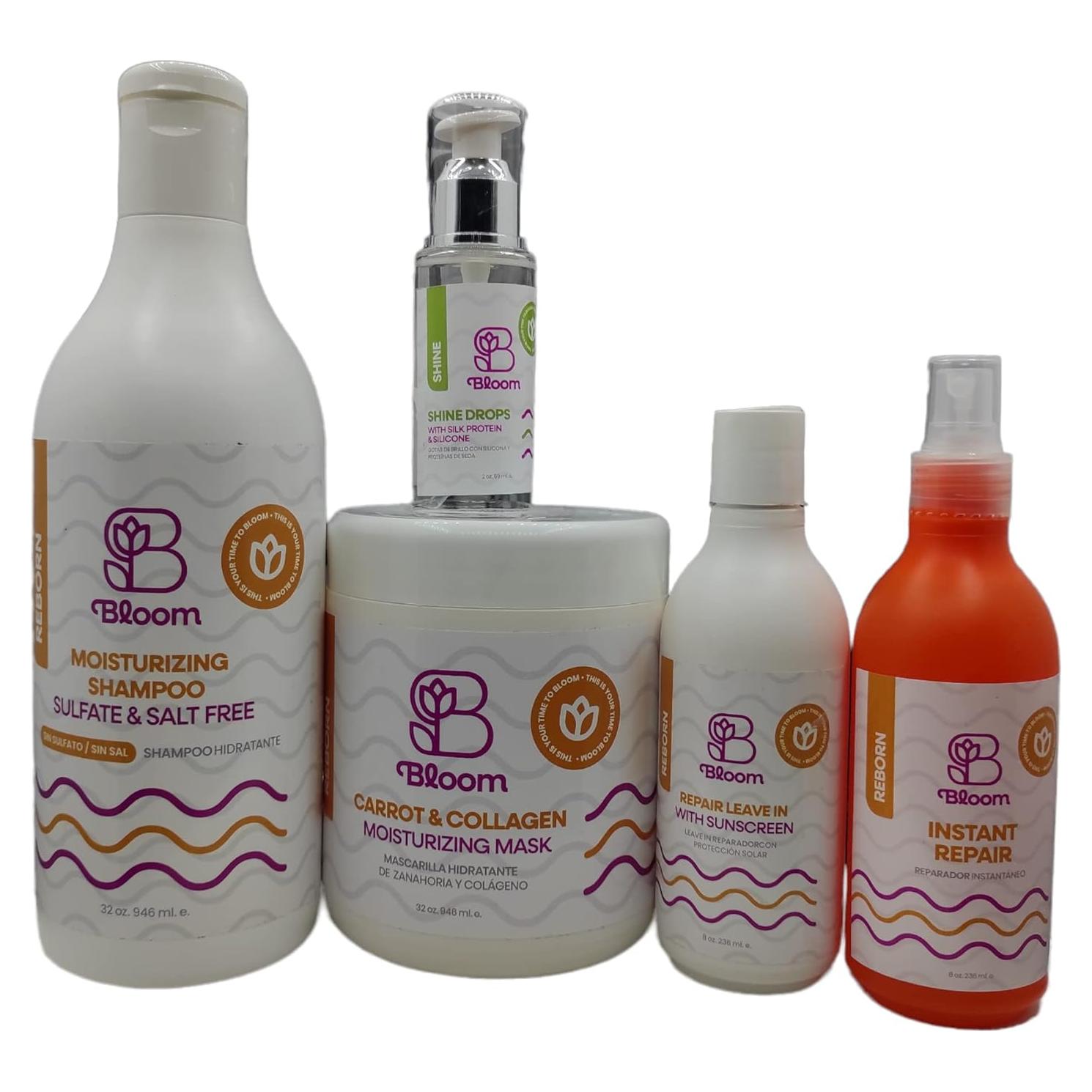 Champú y Mascarilla Hidratante Bloom 5 Pasos 2.49kg