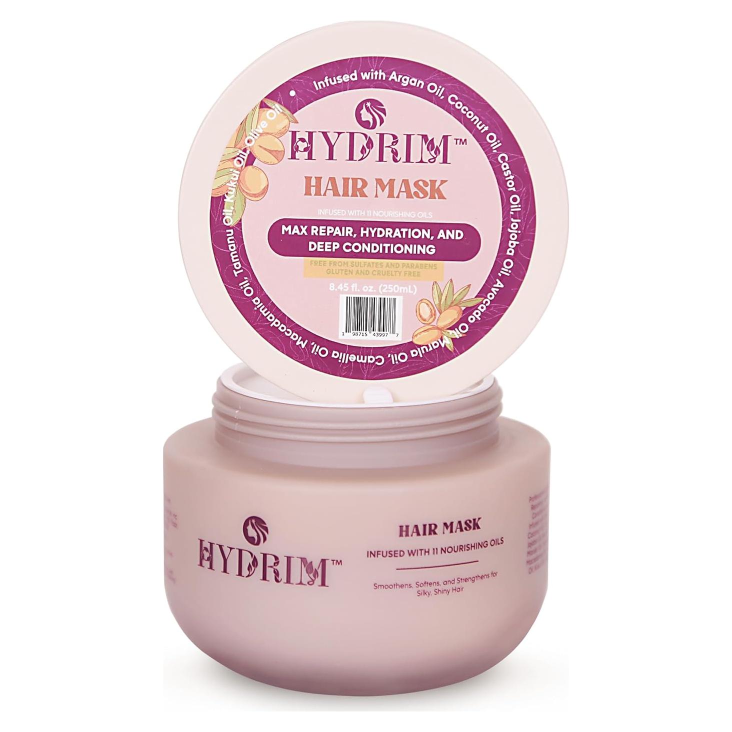 Mascarilla Capilar Hidratante Hydrim 250ml - Aceite de Argán