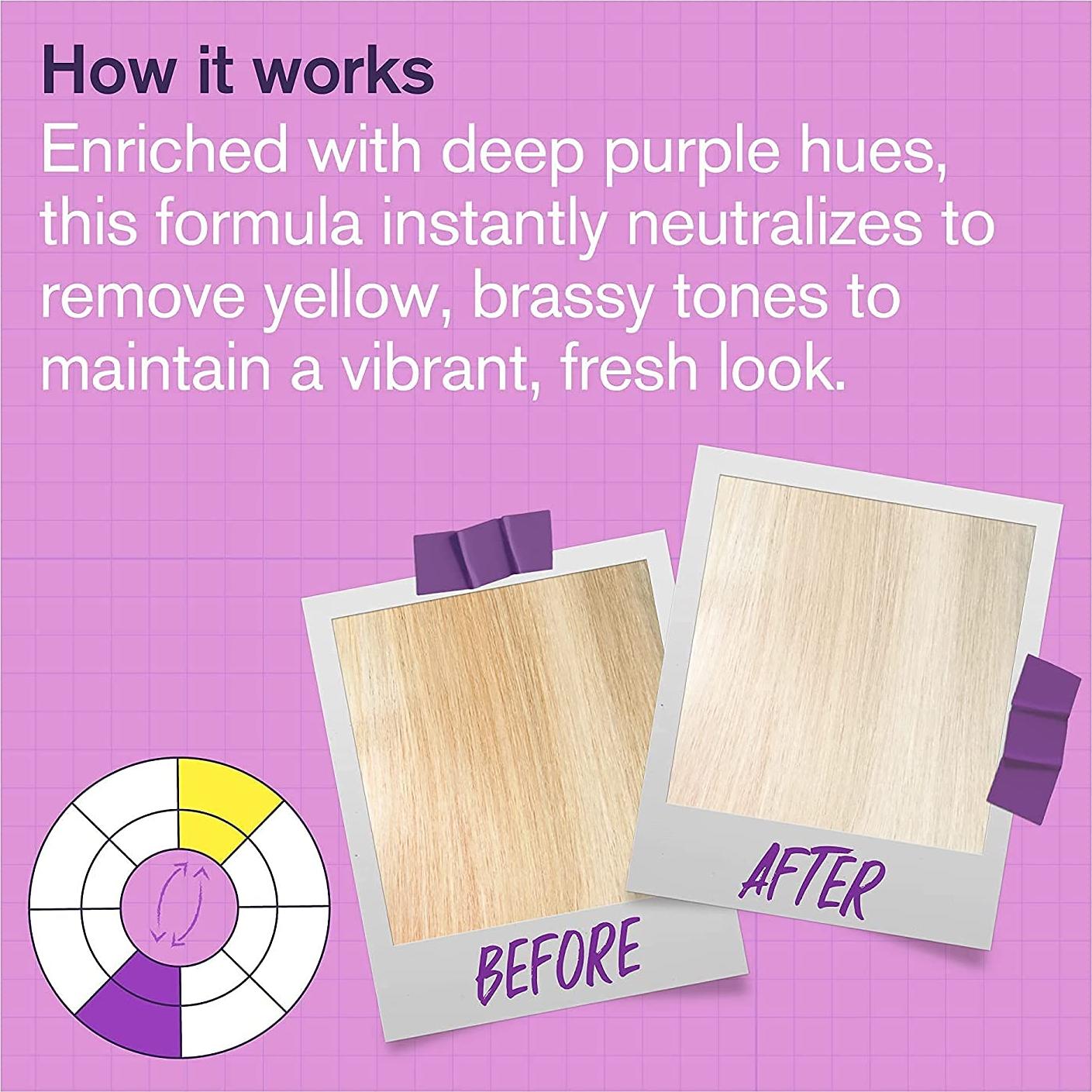 Spray Tonificador Morado Bold Uniq 272g para Cabello Rubio