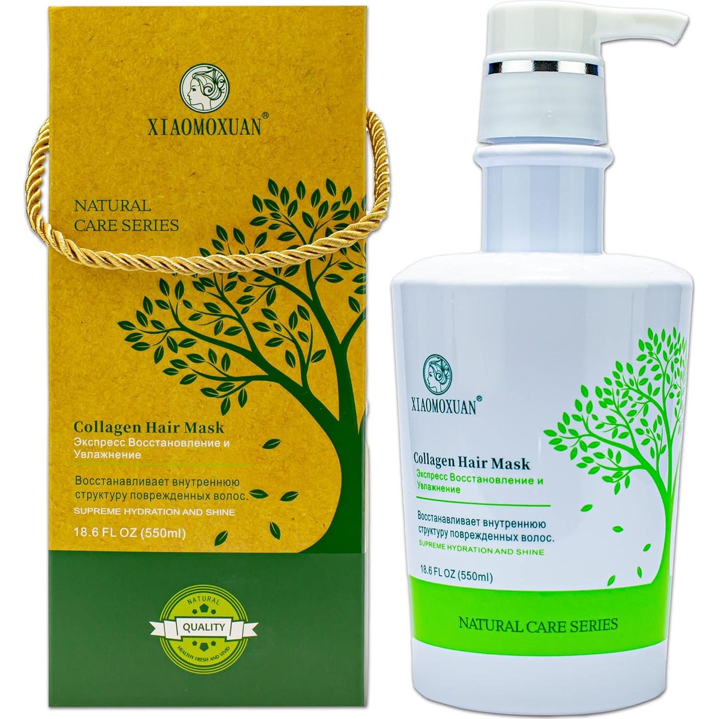 Mascarilla Capilar Orgánica Xiaomoxuan con Aceite de Árbol de Té 200ml