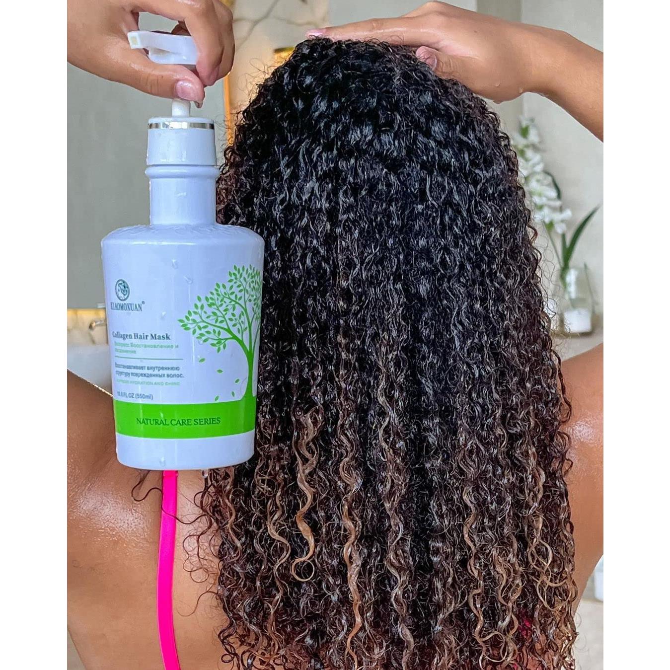 Mascarilla Capilar Orgánica Xiaomoxuan con Aceite de Árbol de Té 200ml