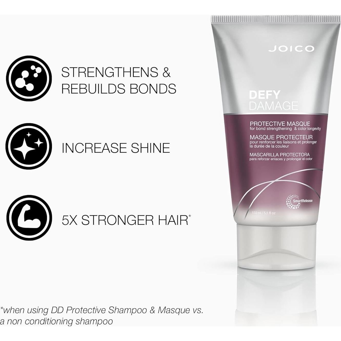 Mascarilla Protectora Joico Defy Damage 151 ml Cabello Color