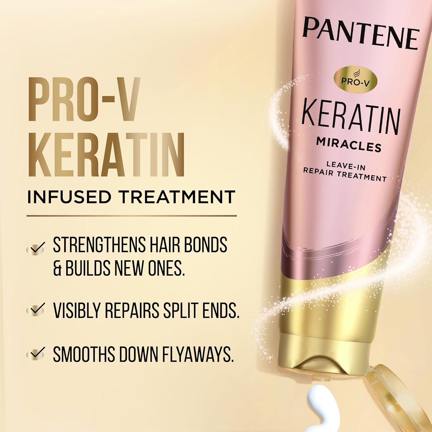 Acondicionador sin enjuague Pantene Keratin 248 ml