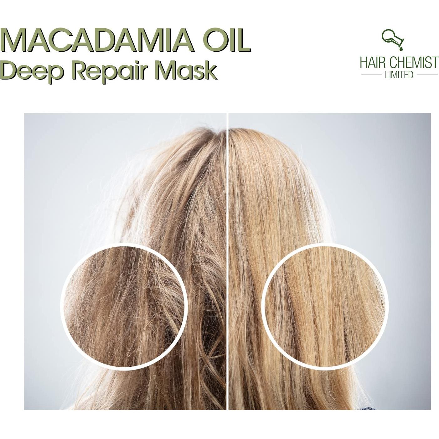 Mascarilla Reparadora Aceite de Macadamia Hair Chemist 290g