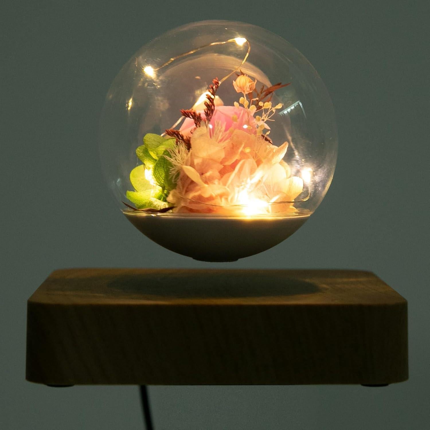 Lámpara de Flores Flotantes Magnéticas KathyLiely LED Decorativa