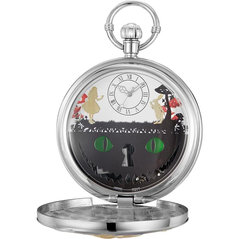 Reloj de bolsillo musical Alwesam TD001 con cadena azul