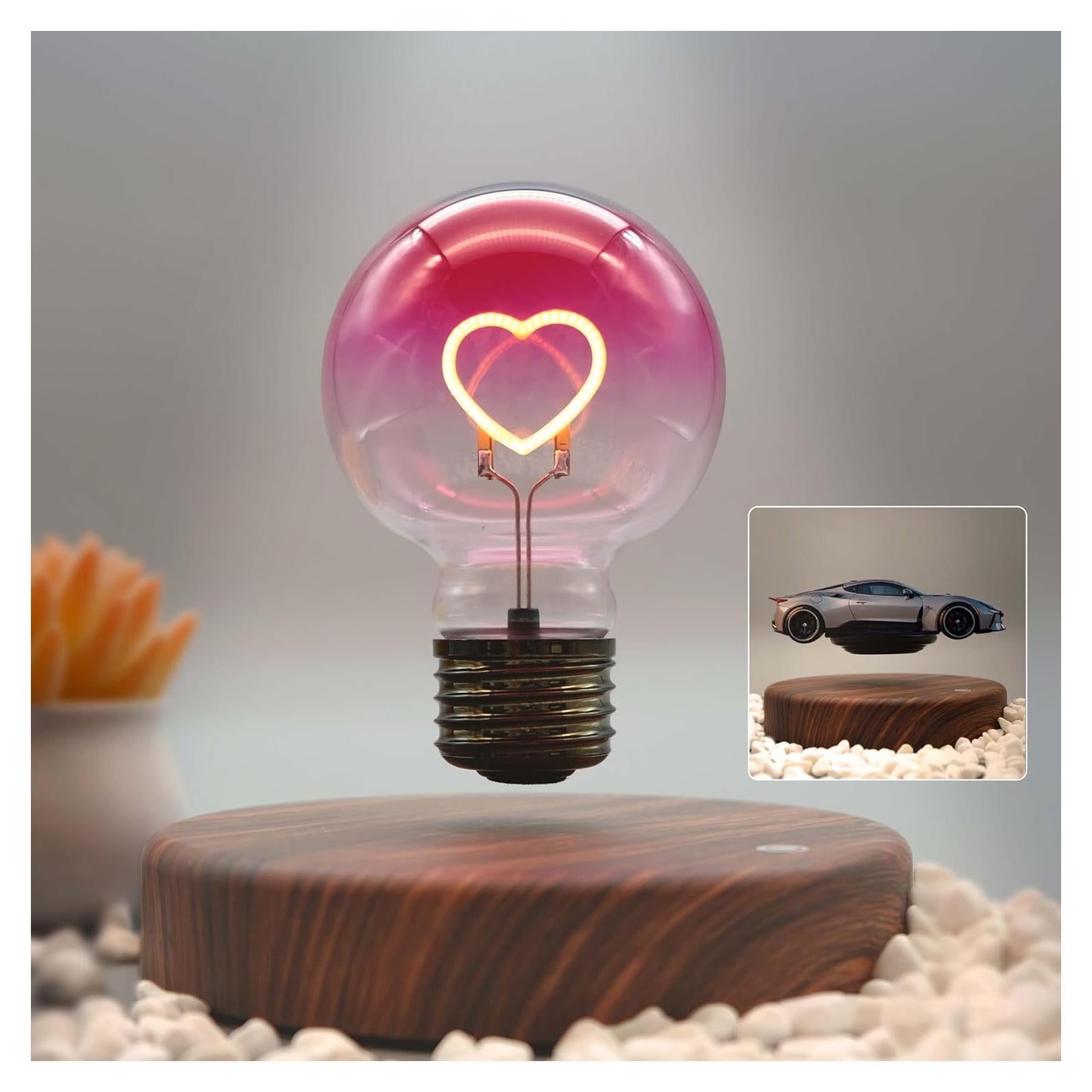 Lámpara Flotante Funtastech LED con Levitación Magnética 15x15cm