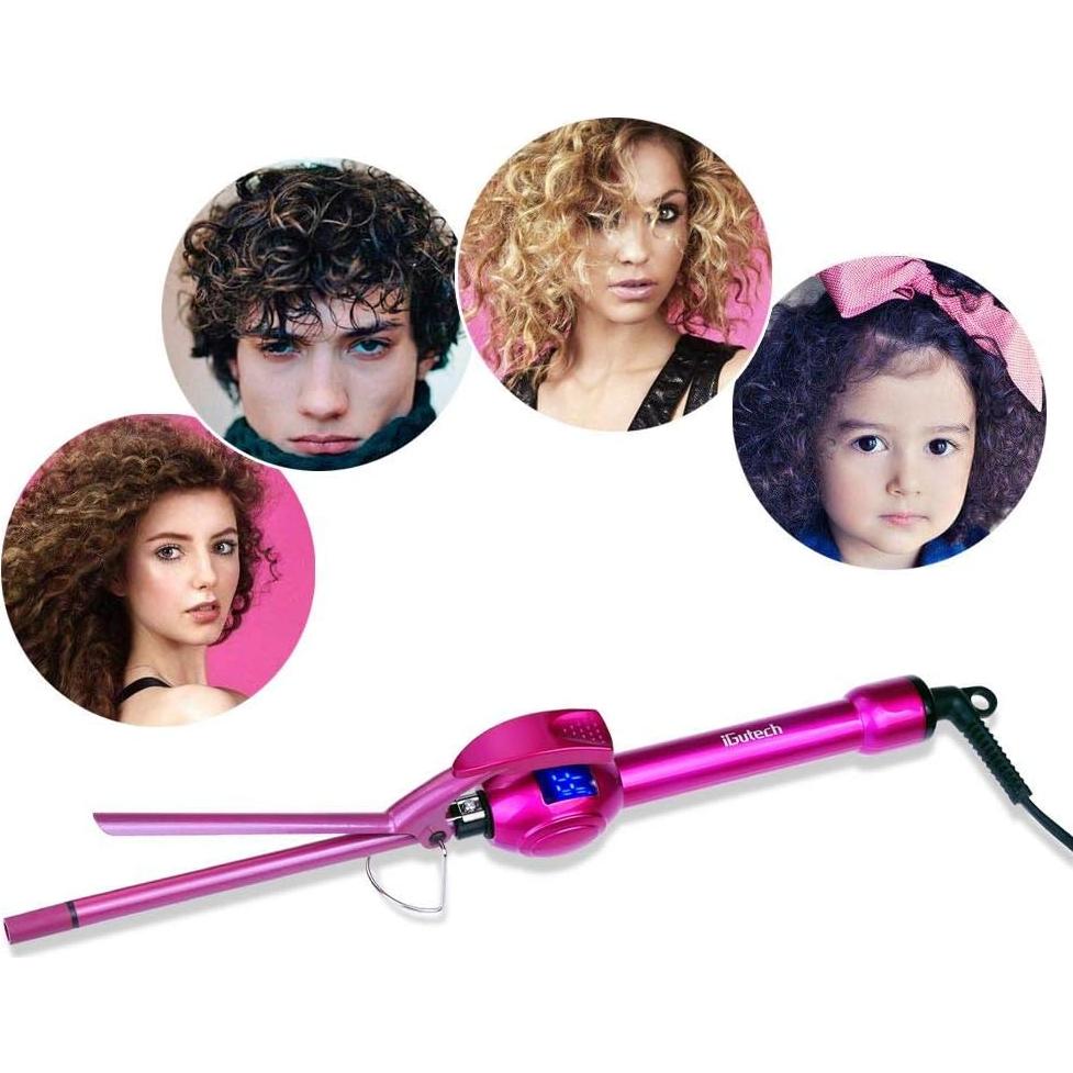 Rizador de Cabello iGutech 9mm Cerámica Digital 80-230°C
