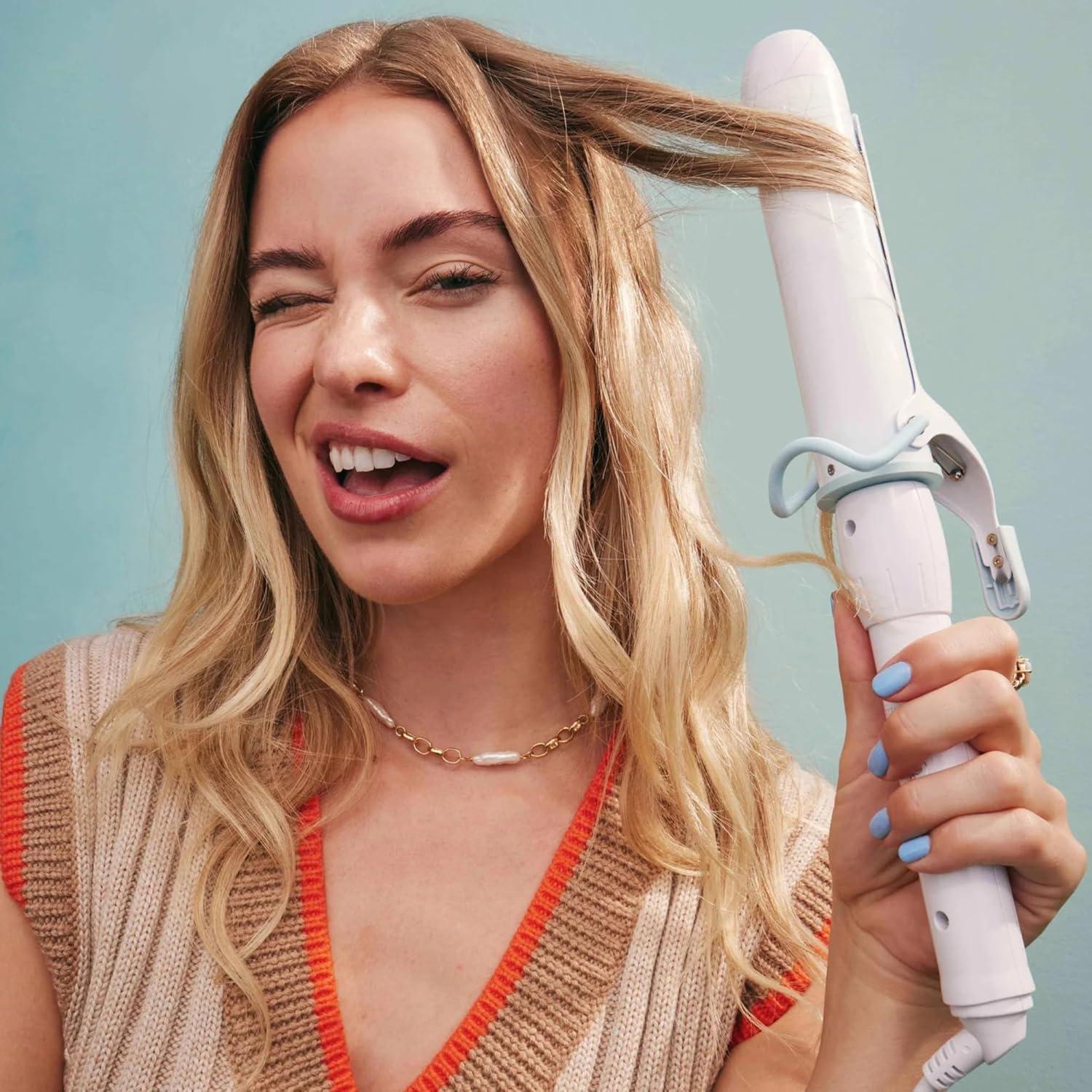 Plancha de Rizar Cerámica Mane 1.5" para Rizos Grandes