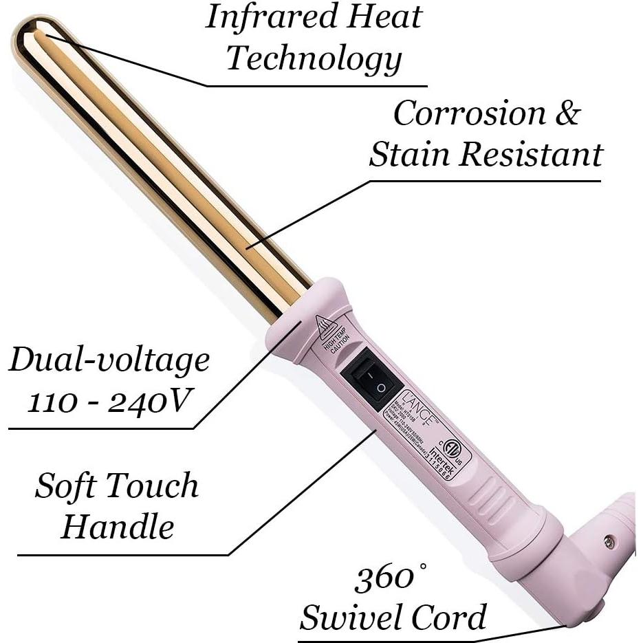 Varita de Rizado L'ANGE HAIR 25mm Titanio para Cabello