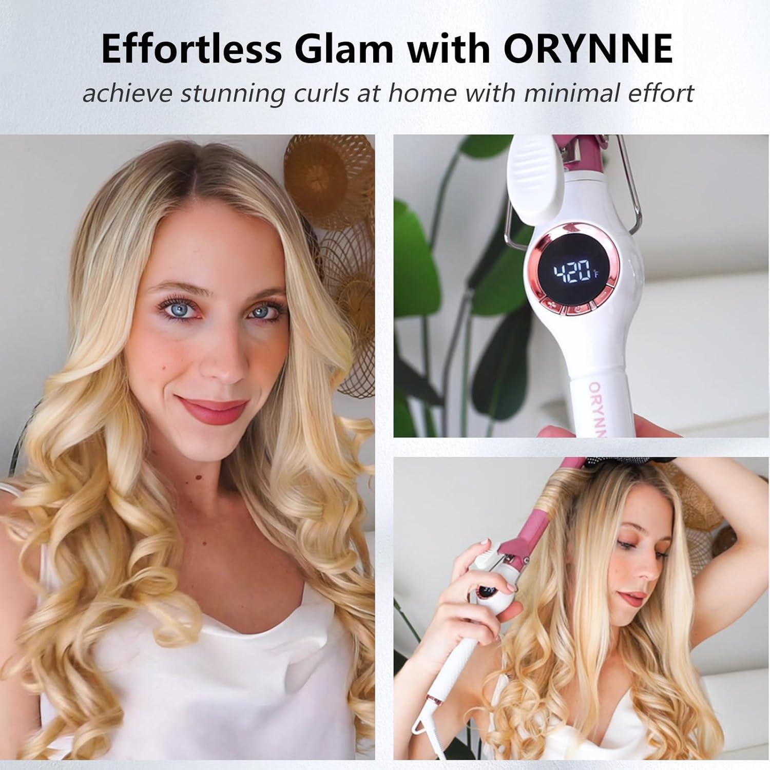 Barra de Curling Digital Cerámica 1" ORYNNE - Apagado Automático