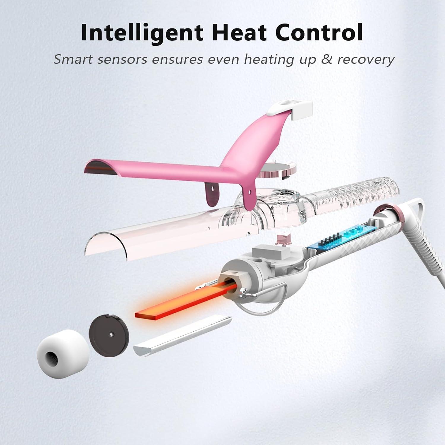 Barra de Curling Digital Cerámica 1" ORYNNE - Apagado Automático