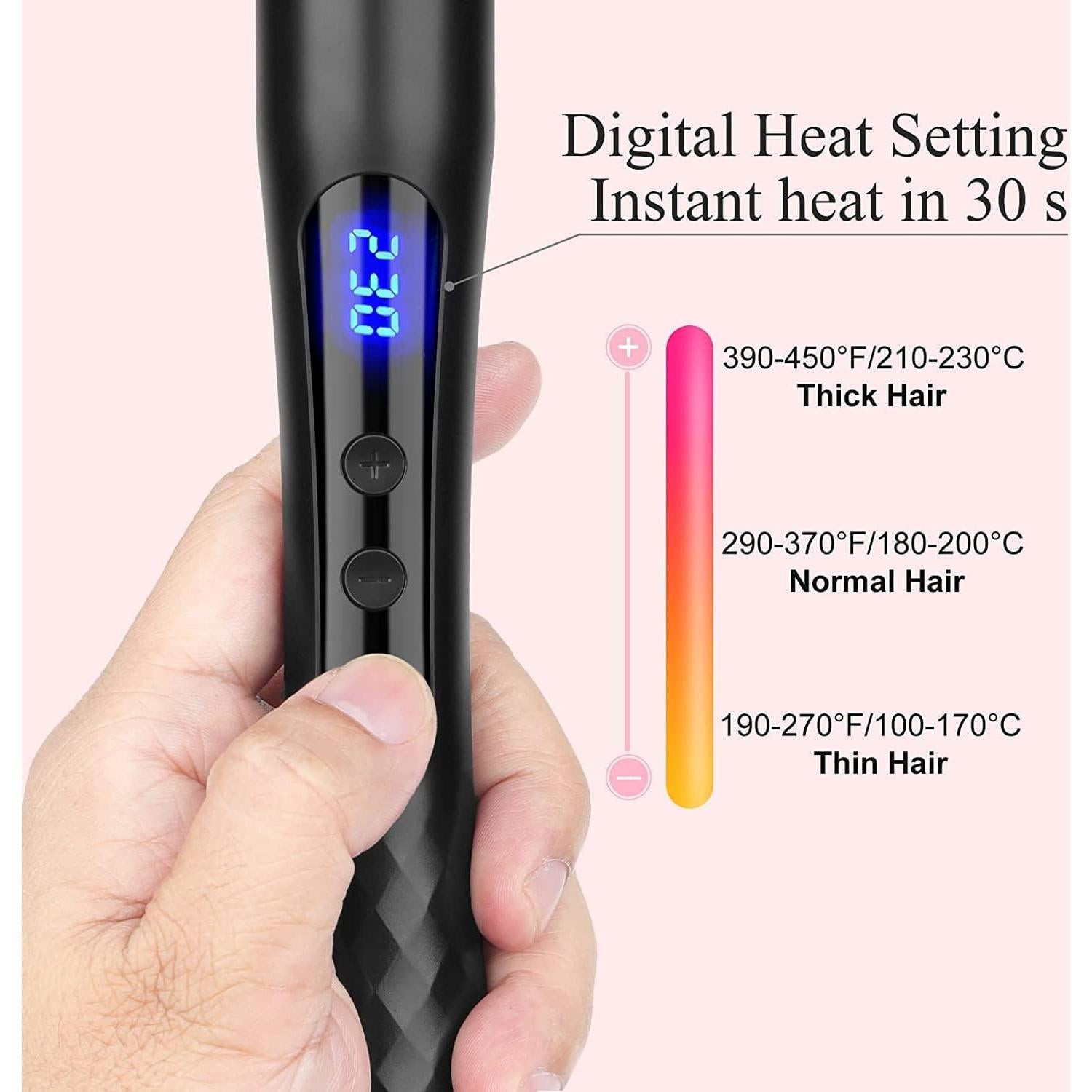 Plancha de Rizado Cónica Jaeton Pro 1.25" Cerámica Ajustable