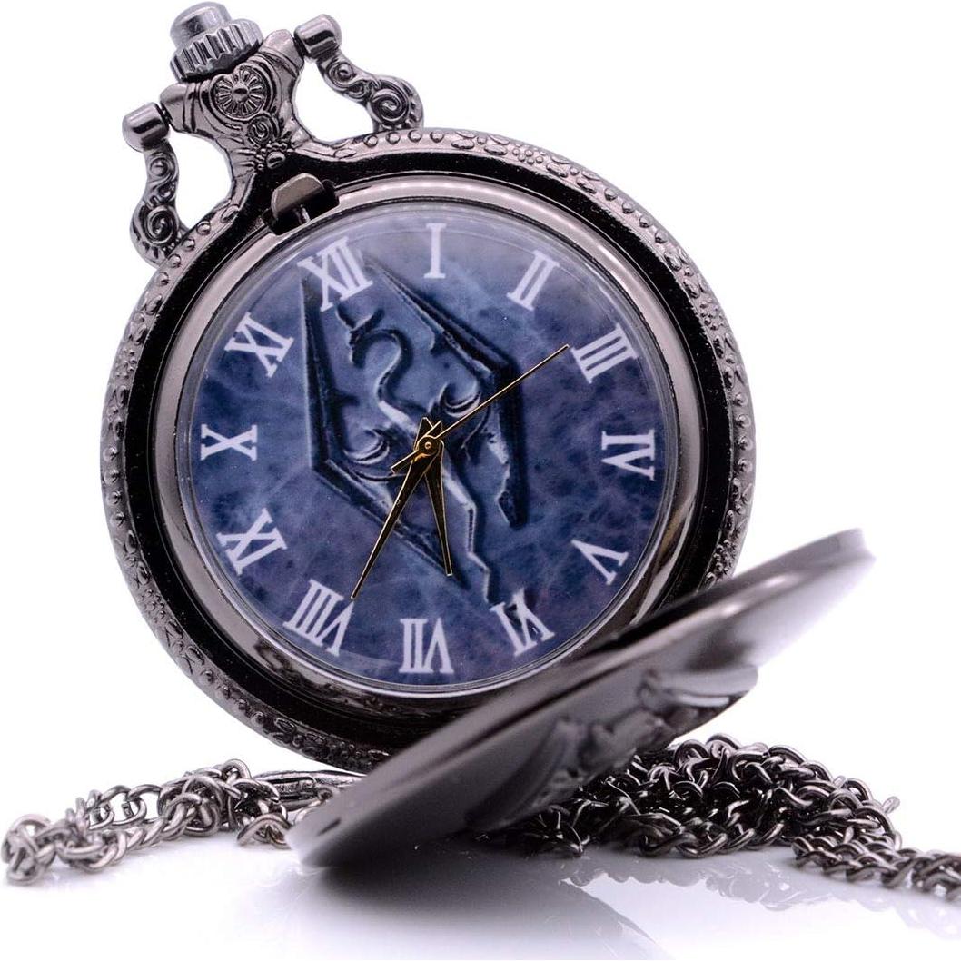 Reloj de bolsillo KDJSTORE PW06 Cuarzo Vintage Negro