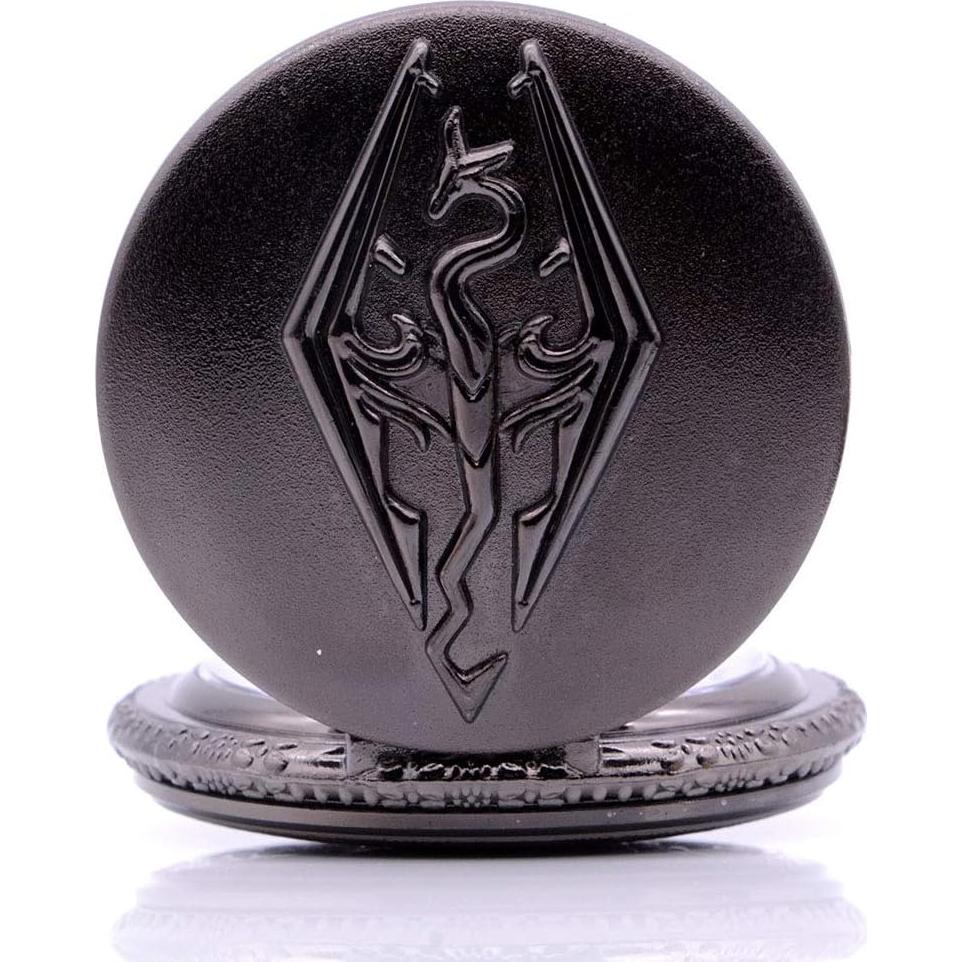 Reloj de bolsillo KDJSTORE PW06 Cuarzo Vintage Negro