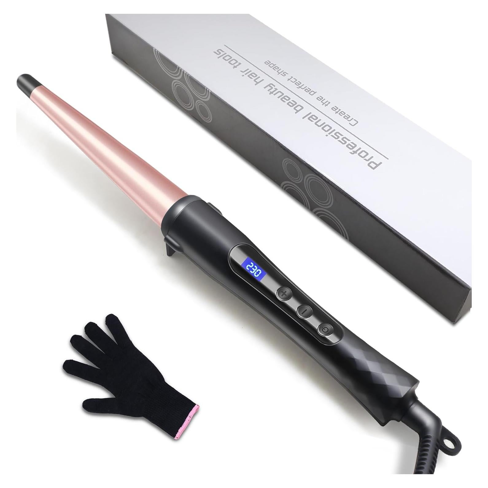 Varita de Rizar Cabello Hopopower Cónica 1-2 cm Rosa