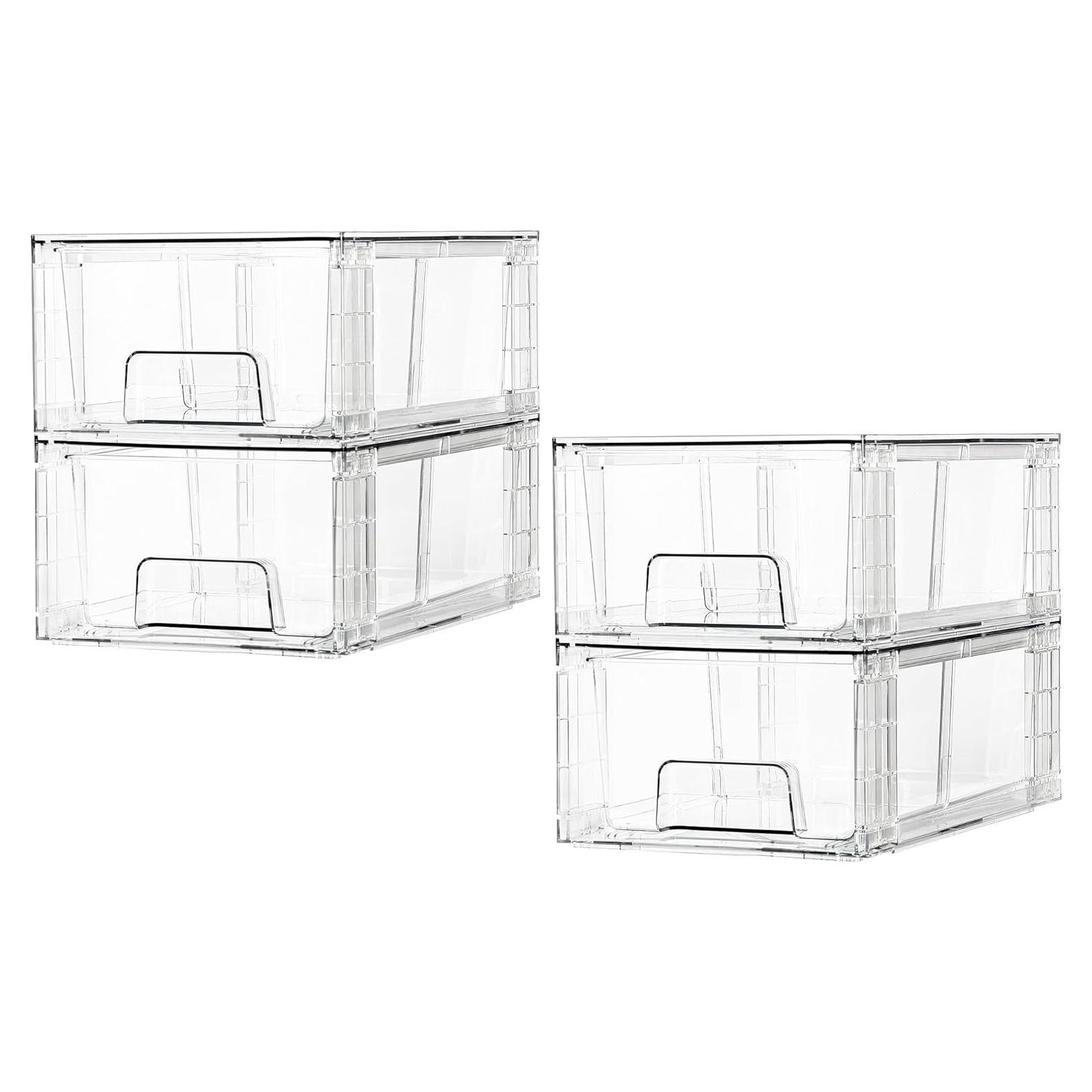 Cajones de Almacenamiento Vtopmart 4 Pack Acrílico Transparente