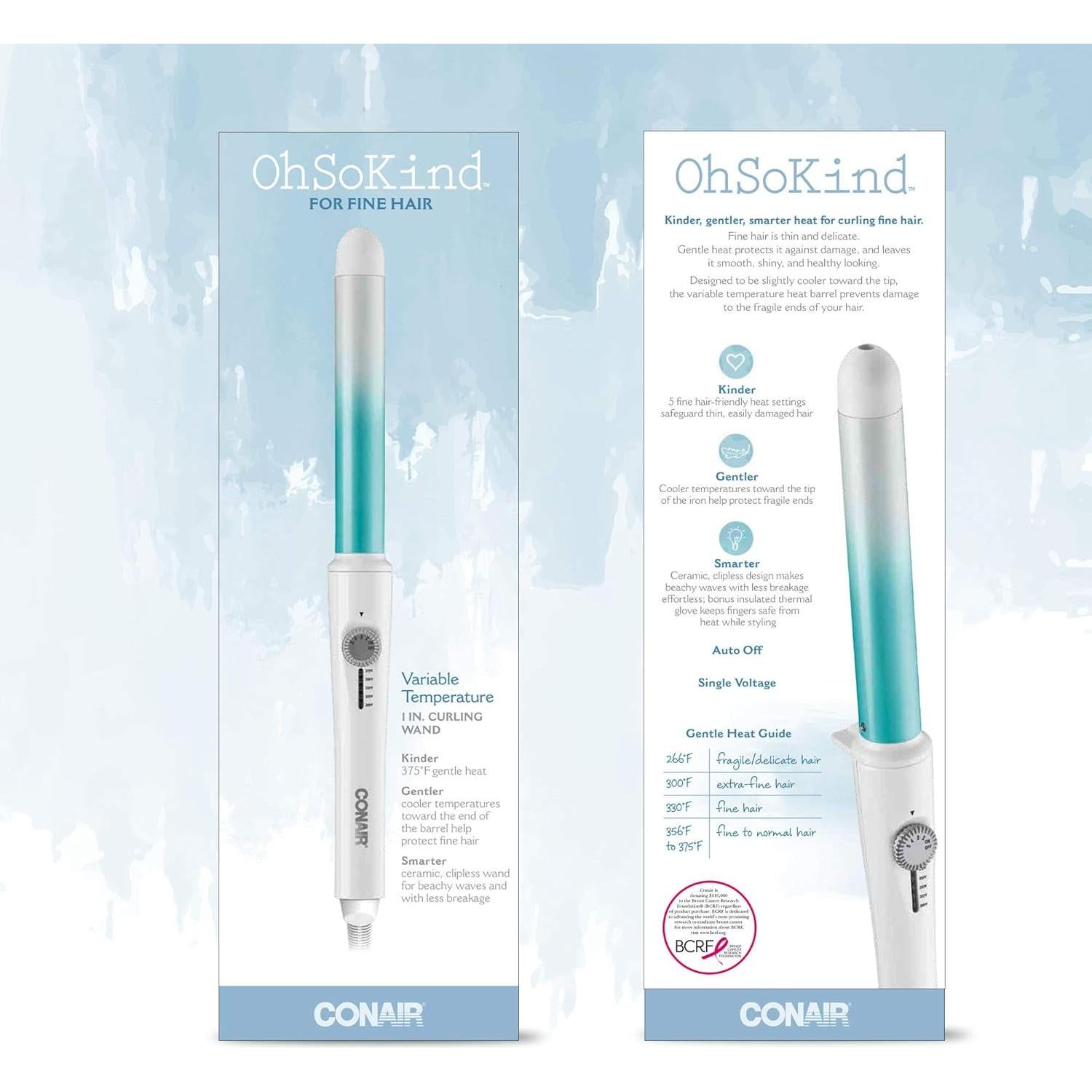 Varita de Rizar Conair OhSoKind 1" para Cabello Fino