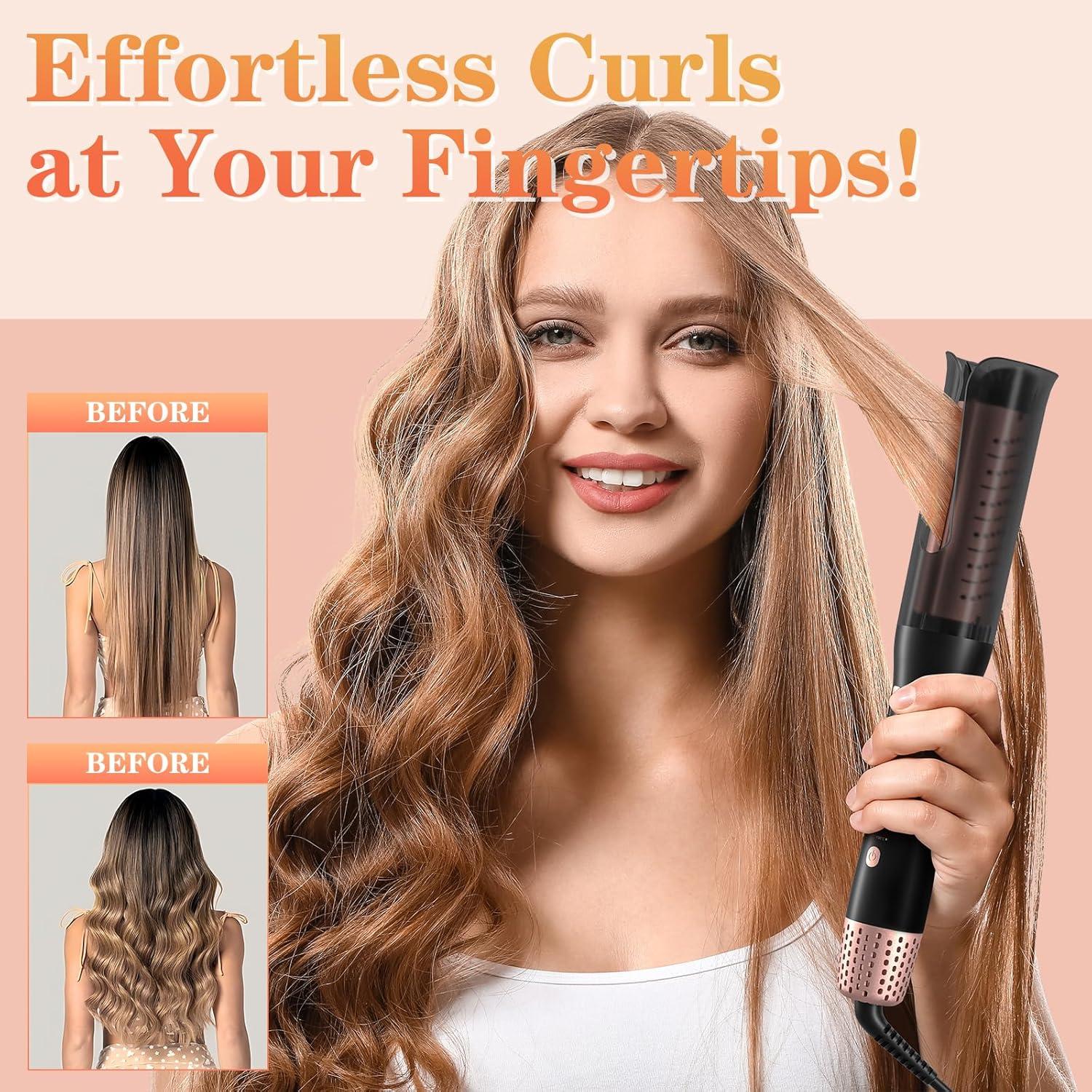 Rizador Automático Meidiero 2.54 cm con Aire Frío y 4 Temperaturas