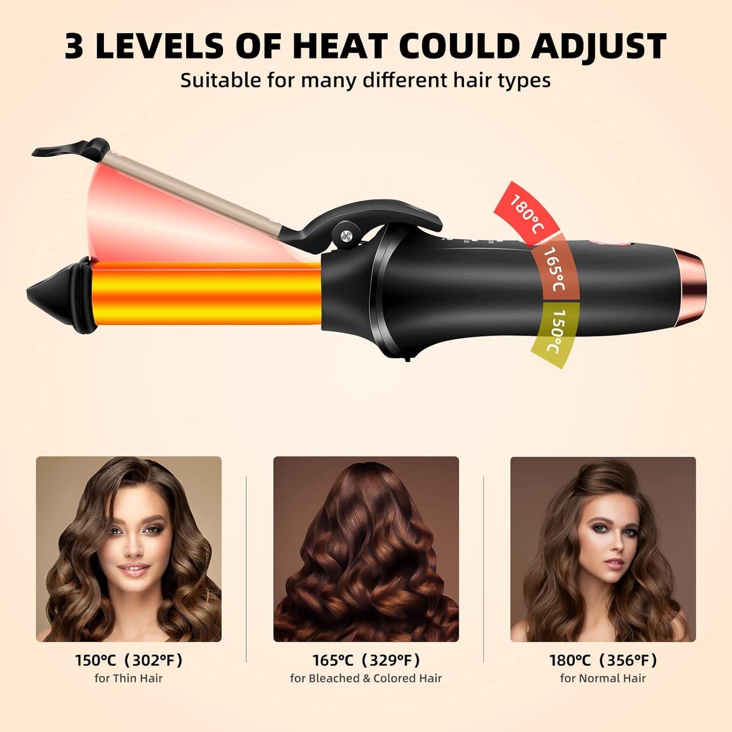 Plancha de Rizar Inalámbrica OKWrap Mini USB 150-180°C