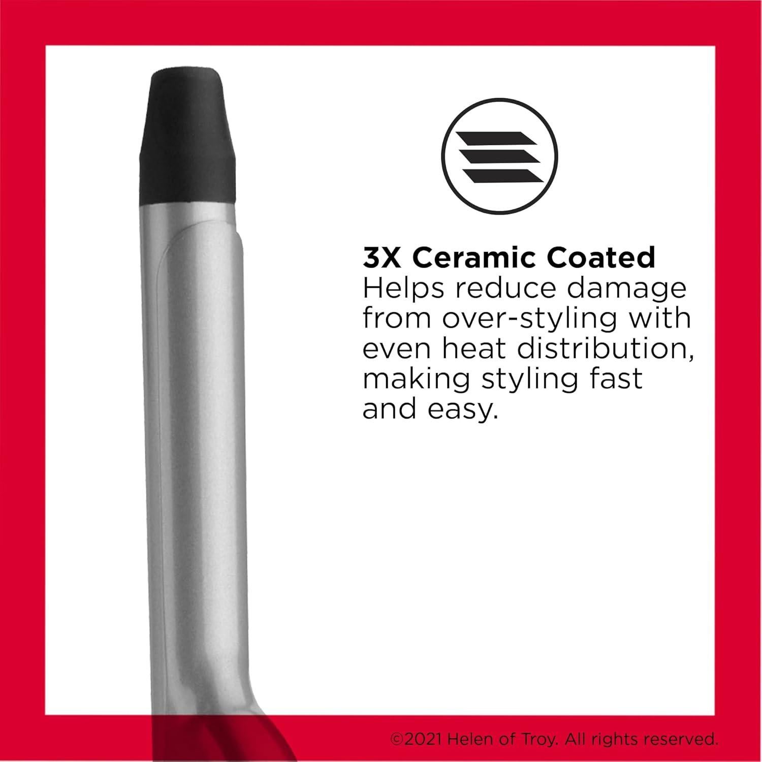 Plancha de Rizar Triple Cerámica Revlon 1/2" y 3/4" para Rizos