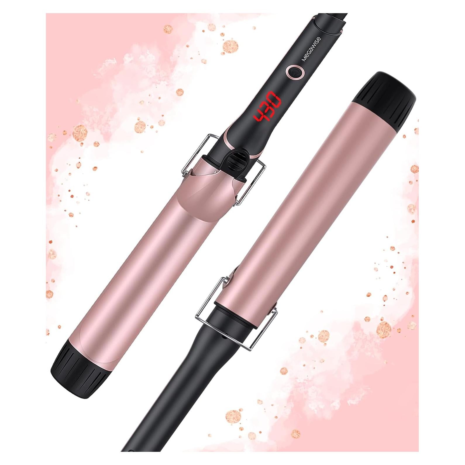 Plancha de Rizar MegaWise Pro 3.18 cm Cerámica Calentamiento Rápido