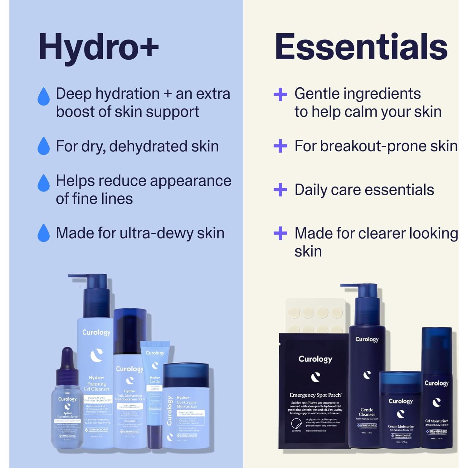 Limpiador Facial Espumoso Curology Hydro+ 192g Hidratante