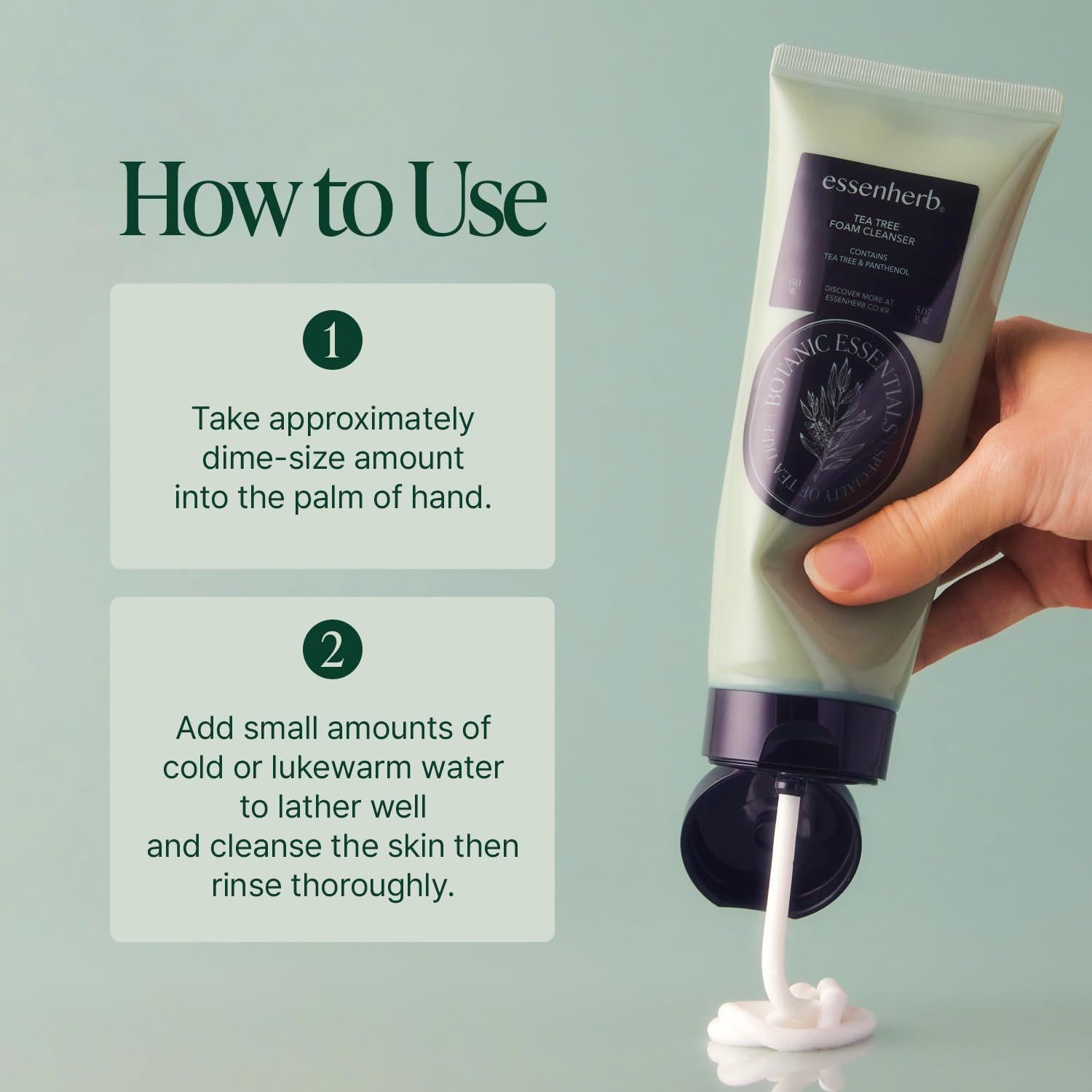 Limpiador Espumoso Árbol de Té 150ml - Hidratante y Calmante