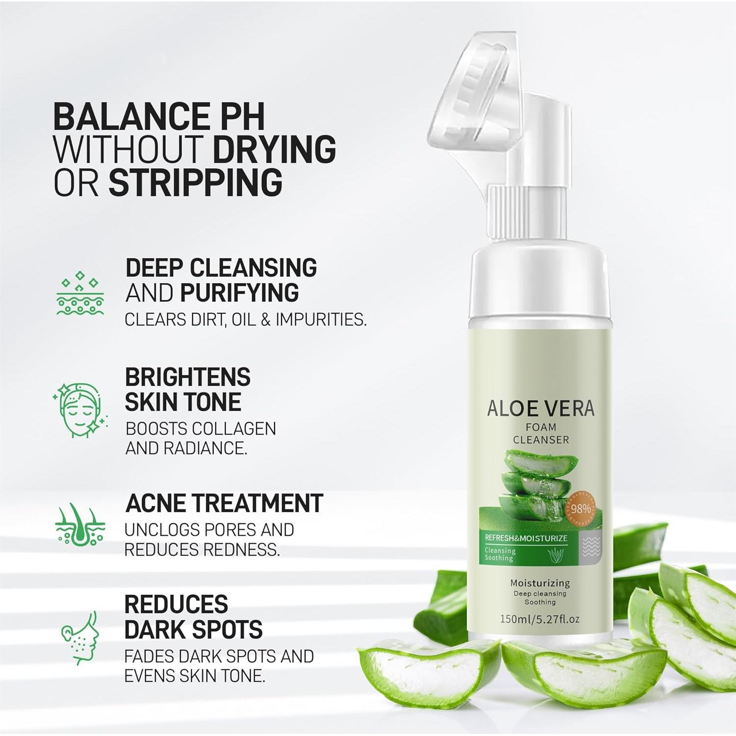 Limpiador Facial Espumoso EraveLo 156 ml con Cepillo