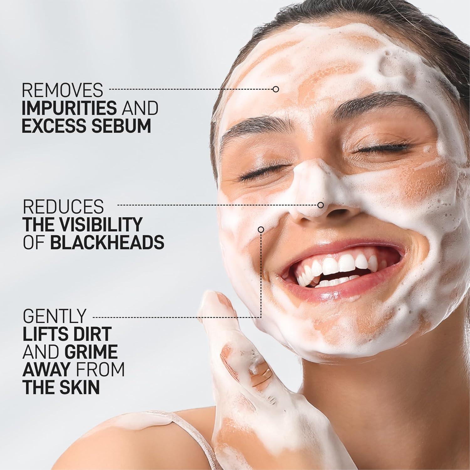 Limpiador Facial Espumoso EraveLo 156 ml con Cepillo