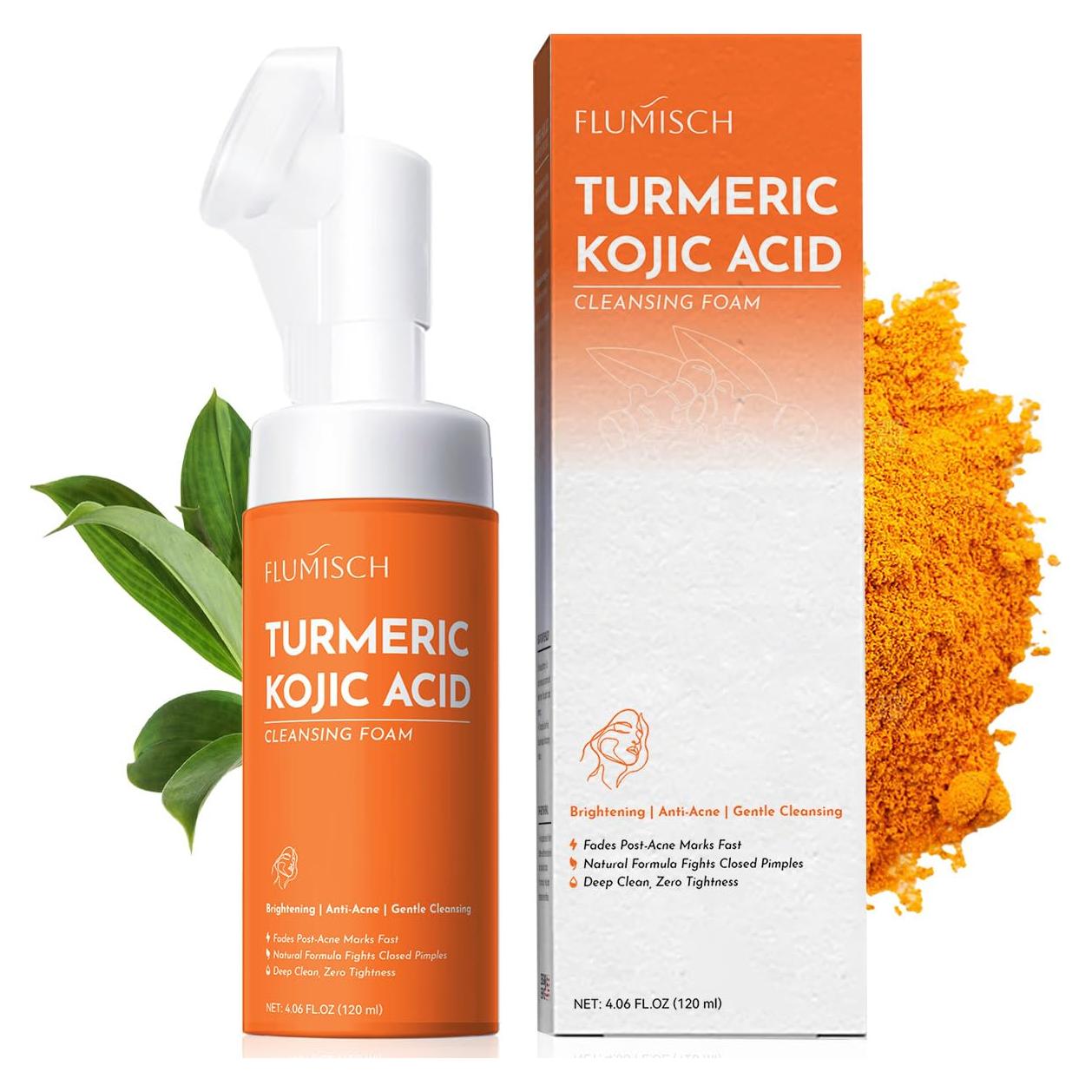 Limpiador Facial Espumoso FluMisch Ácido Kójico 120 ml