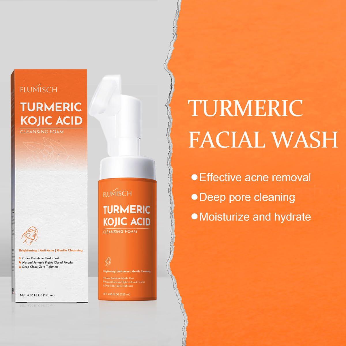 Limpiador Facial Espumoso FluMisch Ácido Kójico 120 ml