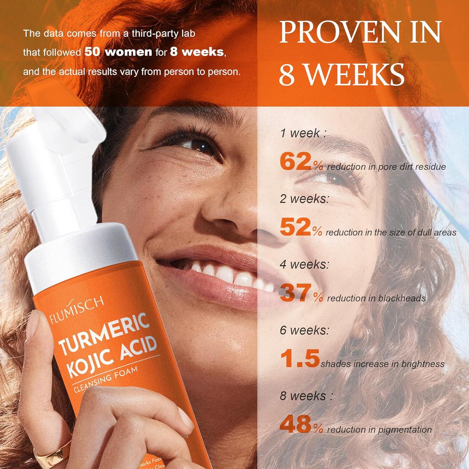 Limpiador Facial Espumoso FluMisch Ácido Kójico 120 ml