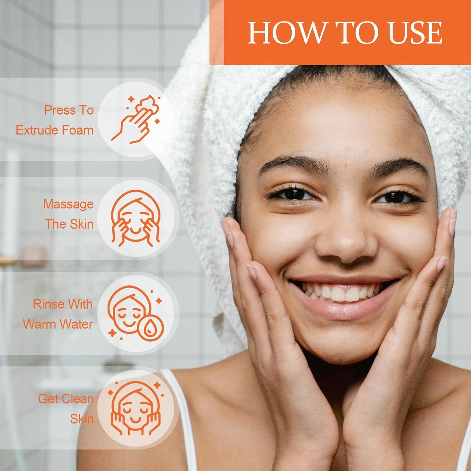 Limpiador Facial Espumoso FluMisch Ácido Kójico 120 ml