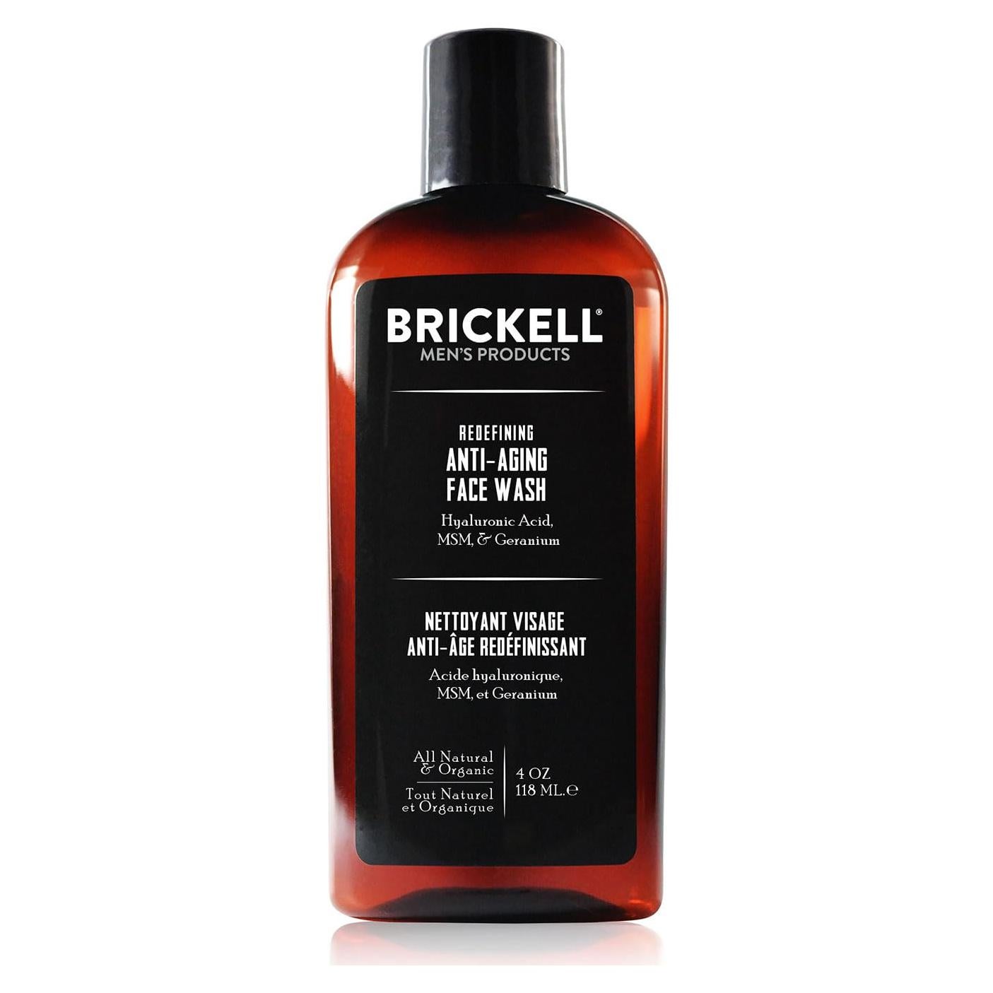 Limpiador Facial Antienvejecimiento Brickell 118 ml Gel Espumoso