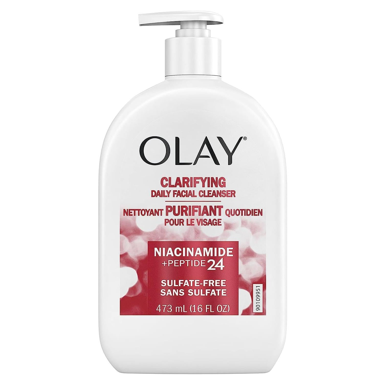 Limpiador Facial Aclarador Olay Niacinamida 453 g Libre de Sulfatos