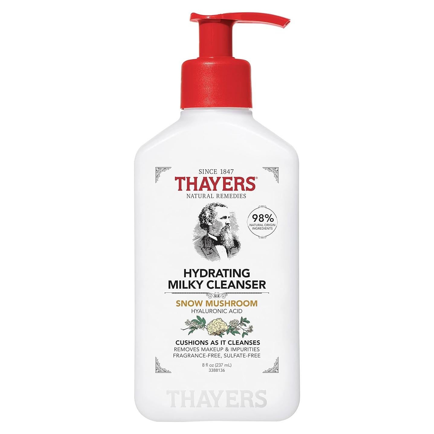 Limpiador Facial Lechoso Thayers 240 ml - Hidratante Piel Seca