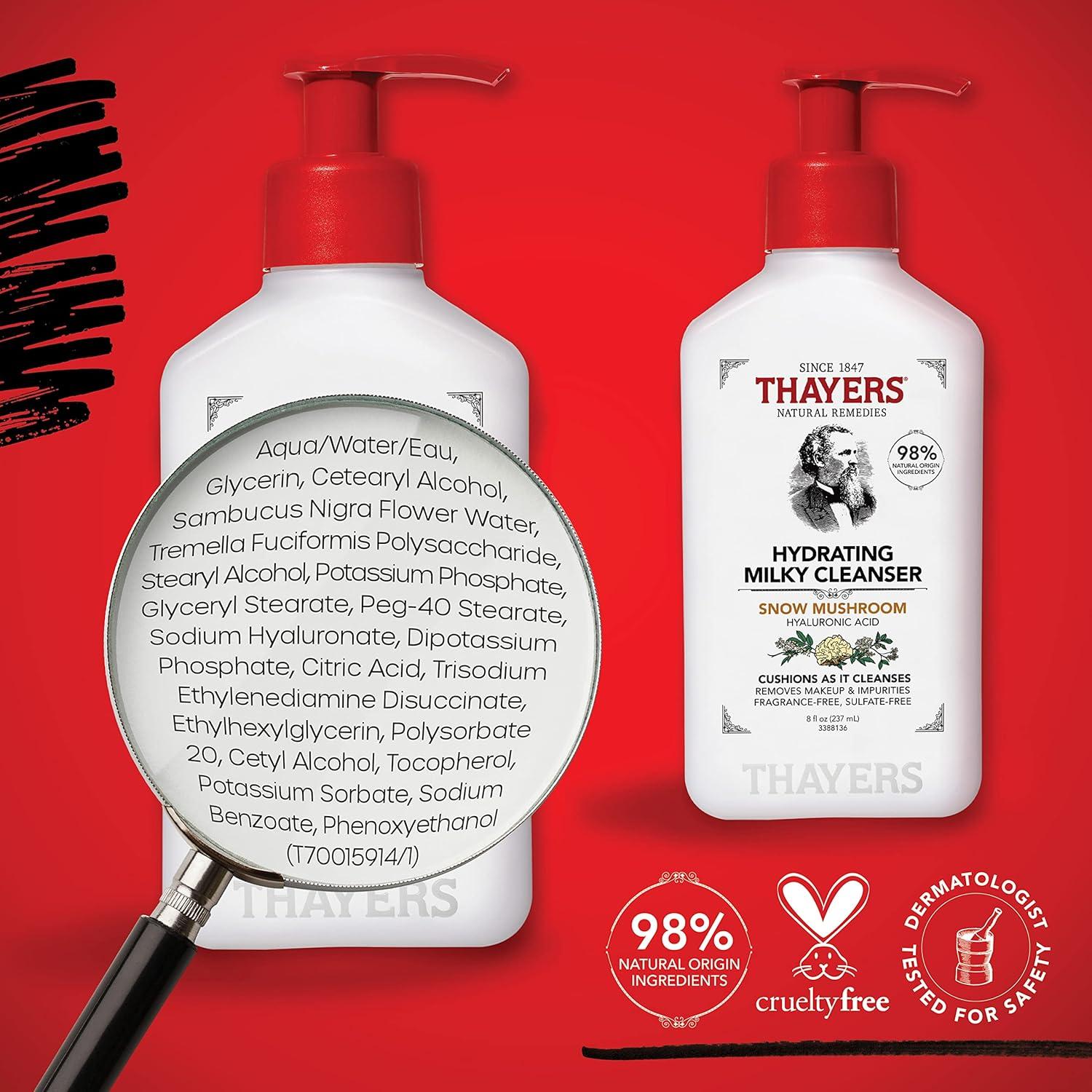 Limpiador Facial Lechoso Thayers 240 ml - Hidratante Piel Seca