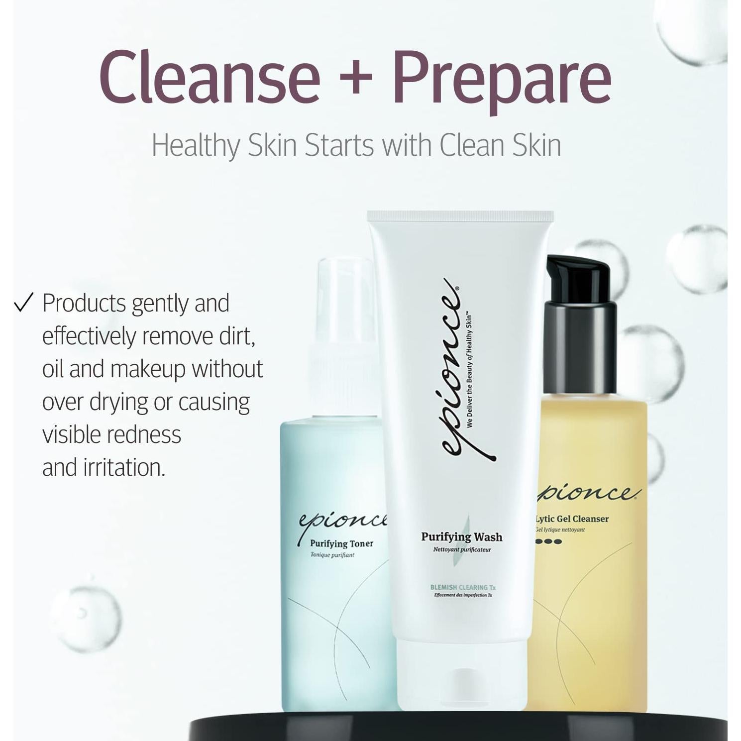 Limpiador Espumoso Suave Epionce 226g - Facial Hidratante