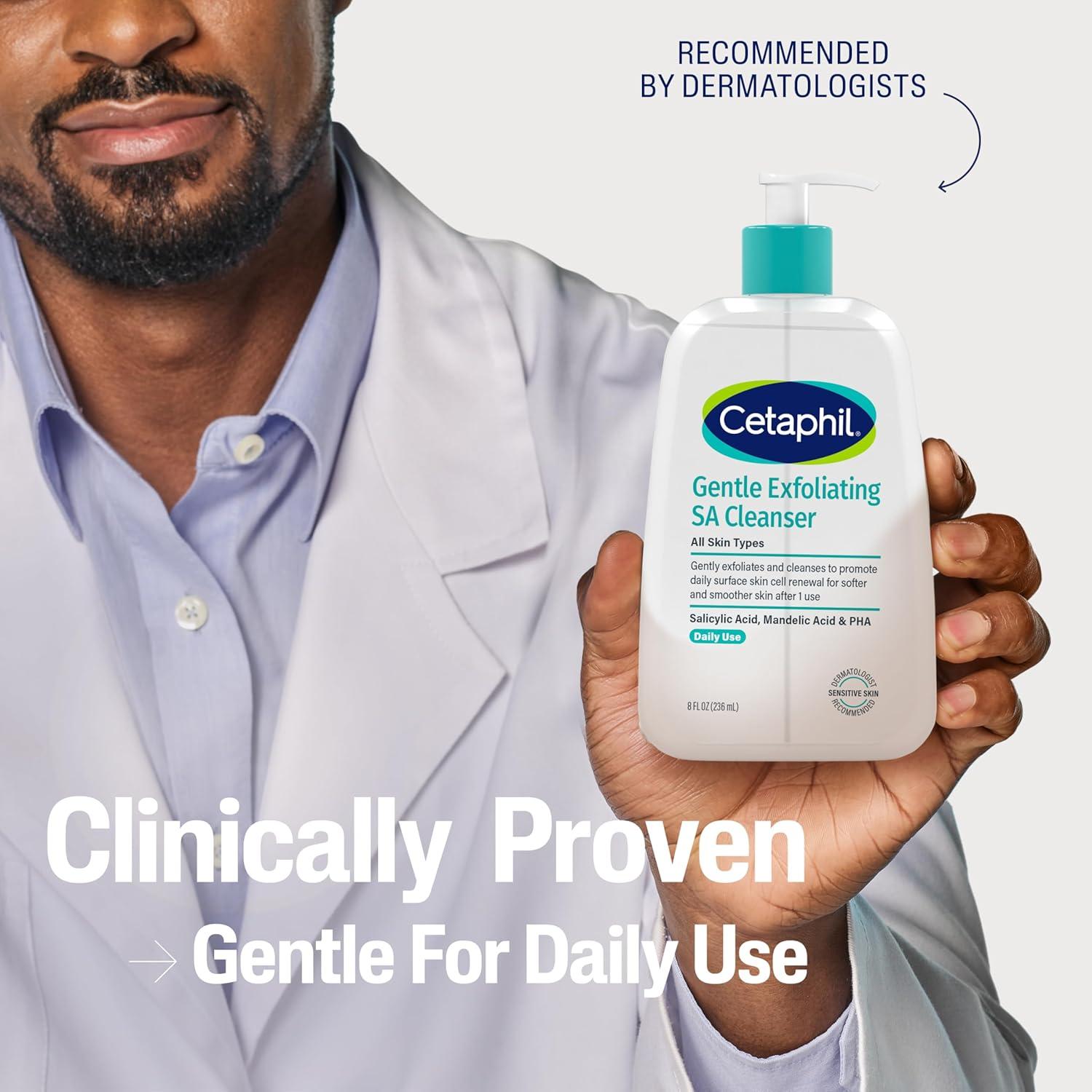 Limpiador Exfoliante Suave SA Cetaphil 226g para Piel Sensible